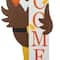 Glitzhome® 36" Thanksgiving Wooden Turkey Welcome Porch Décor